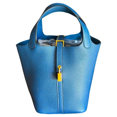 hermes picotin 18 so black|hermes picotin 18 deep blue.